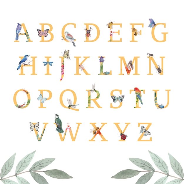 Free Free 238 Butterfly Alphabet Svg SVG PNG EPS DXF File