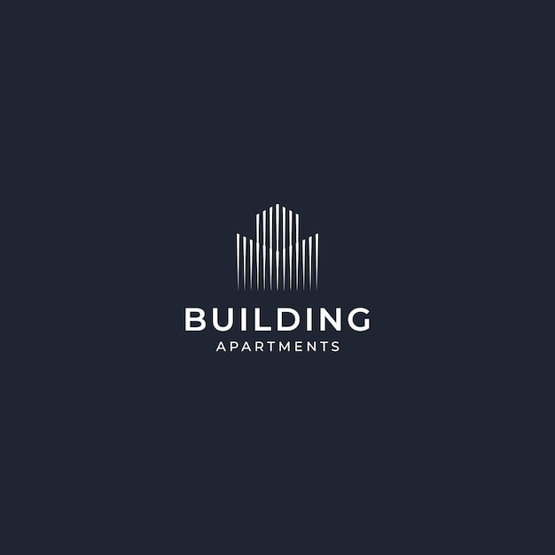 Inspiration logo design building elegant Premium Vector