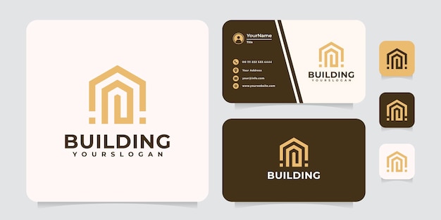 Premium Vector | Inspirational building logo.