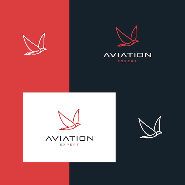 Download Free Inspirational Logo Design Aviation Premium Vector Use our free logo maker to create a logo and build your brand. Put your logo on business cards, promotional products, or your website for brand visibility.