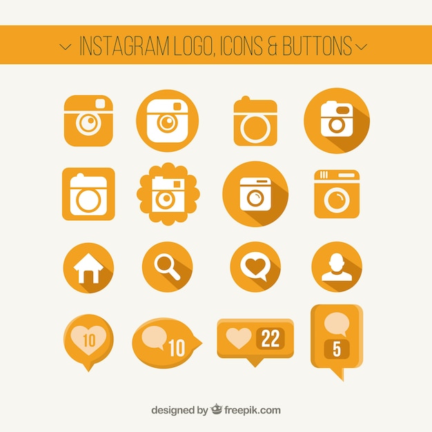 Download Free Instagram Logo Icons And Buttons Premium Vector Use our free logo maker to create a logo and build your brand. Put your logo on business cards, promotional products, or your website for brand visibility.