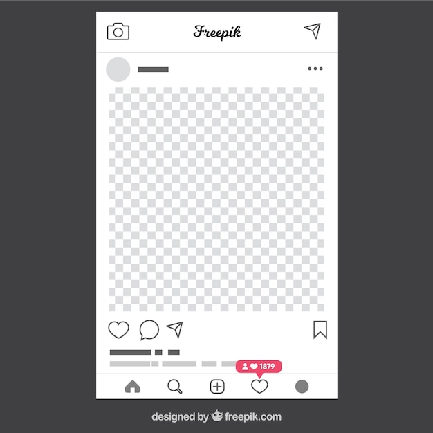 Download Free Instagram Post Template With Notifications Free Vector Use our free logo maker to create a logo and build your brand. Put your logo on business cards, promotional products, or your website for brand visibility.