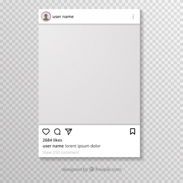 instagram-post-with-transparent-background-vector-free-download