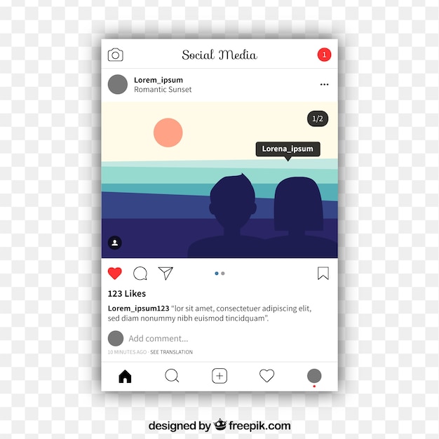 Download Free Instagram Post With Transparent Background Free Vector Use our free logo maker to create a logo and build your brand. Put your logo on business cards, promotional products, or your website for brand visibility.