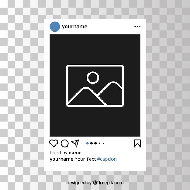 Download Free Download Free Instagram Post With Transparent Background Vector Freepik Use our free logo maker to create a logo and build your brand. Put your logo on business cards, promotional products, or your website for brand visibility.