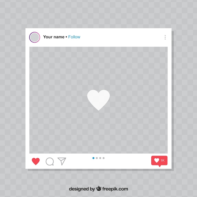 Download Free Freepik Instagram Post With Transparent Background Vector For Free Use our free logo maker to create a logo and build your brand. Put your logo on business cards, promotional products, or your website for brand visibility.
