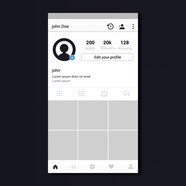 Instagram Profile Template Free Free Printable Templates