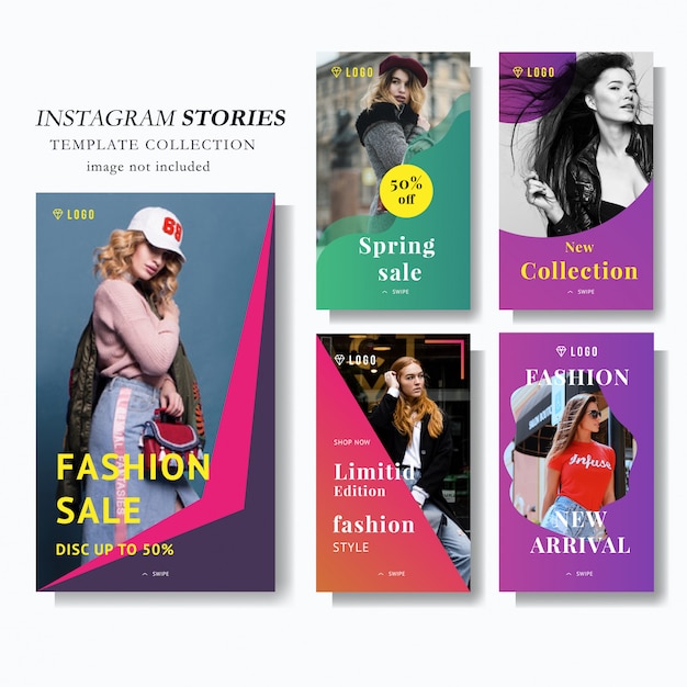Premium Vector | Instagram story marketing template