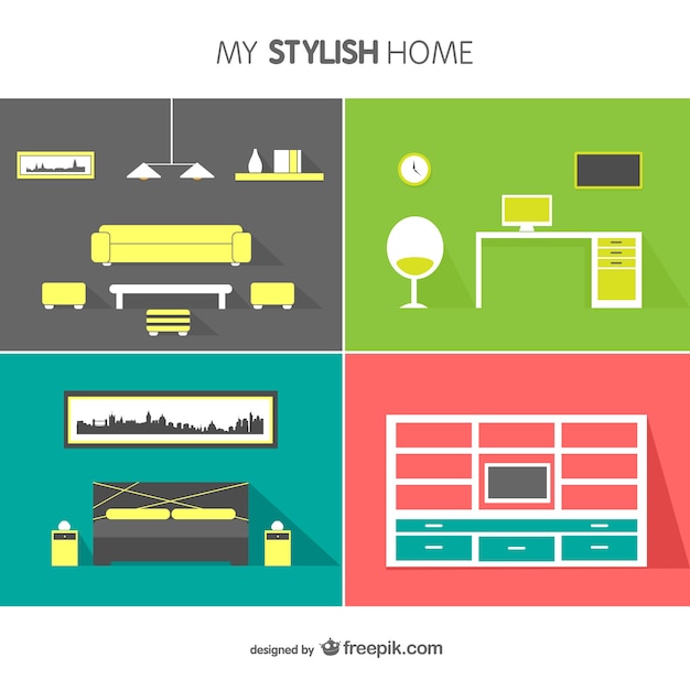 Interior Design Vector Vector Free Download