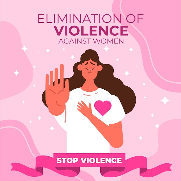 Premium Vector International Day For The Elimination Of Violence 3291