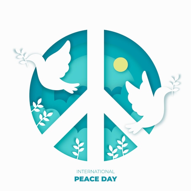 Download Free International Day Of Peace In Paper Style Free Vector Use our free logo maker to create a logo and build your brand. Put your logo on business cards, promotional products, or your website for brand visibility.