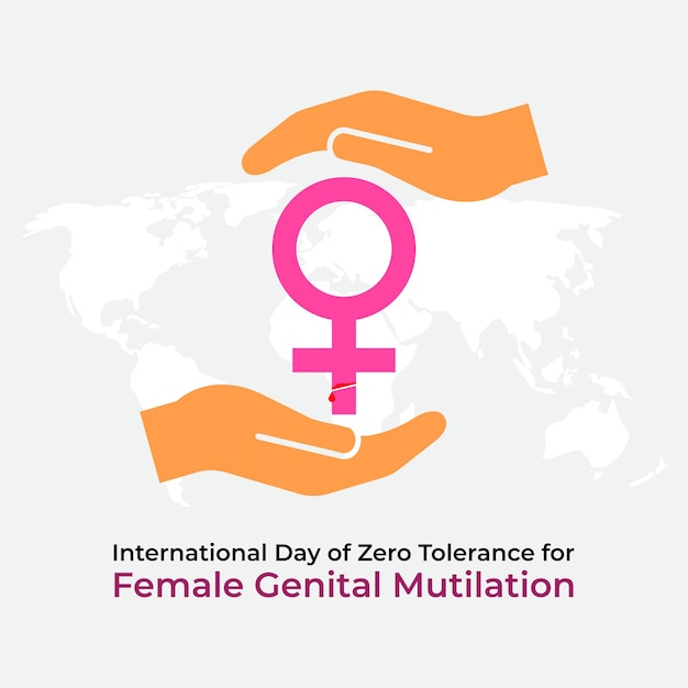 Premium Vector International Day Of Zero Tolerance For Female Genital Mutilation 5046