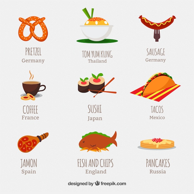 International foods Vector | Free Download