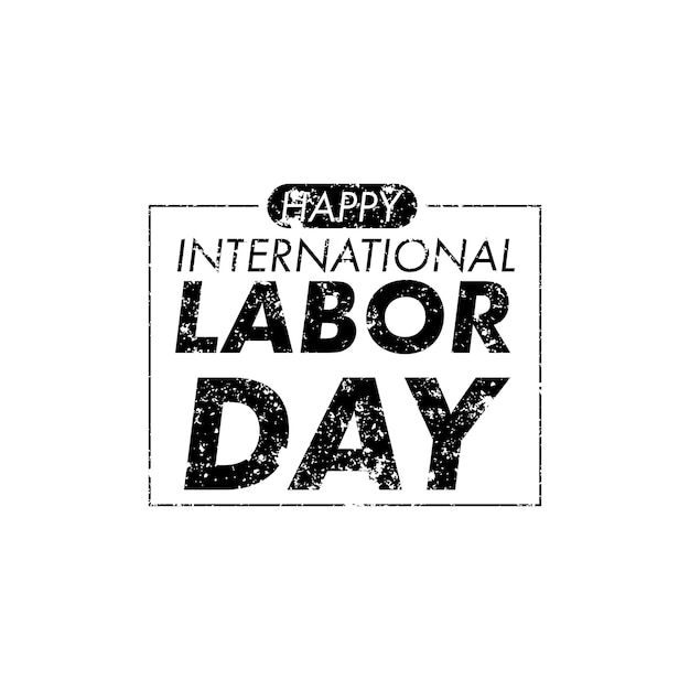 Premium Vector International labor day design vector