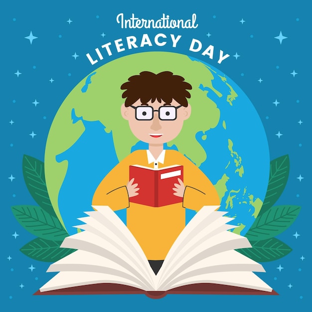 Free Vector | International literacy day