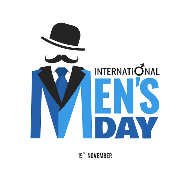 Premium Vector International mens day