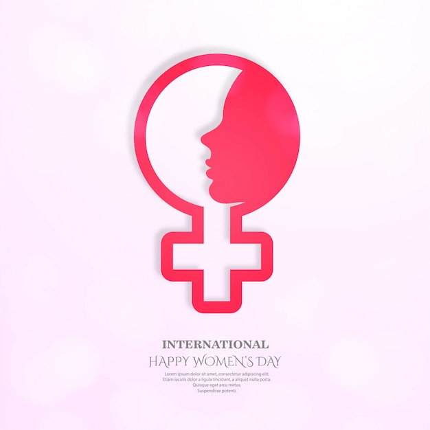 International women\'s day poster.