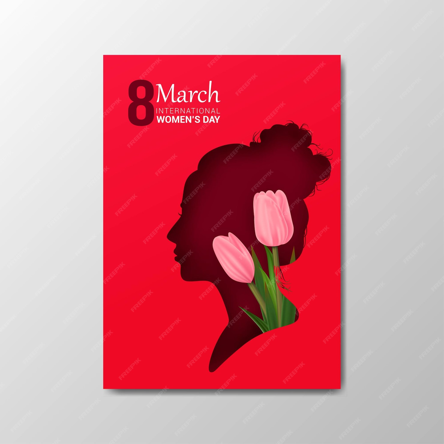 Premium Vector International women's day poster