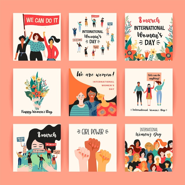 premium-vector-international-womens-day-cards-templates-with-women