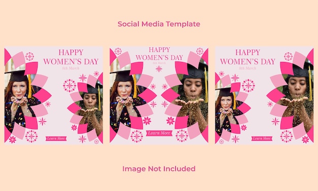 Premium Vector International Womens Day Social Media Post Template 5252