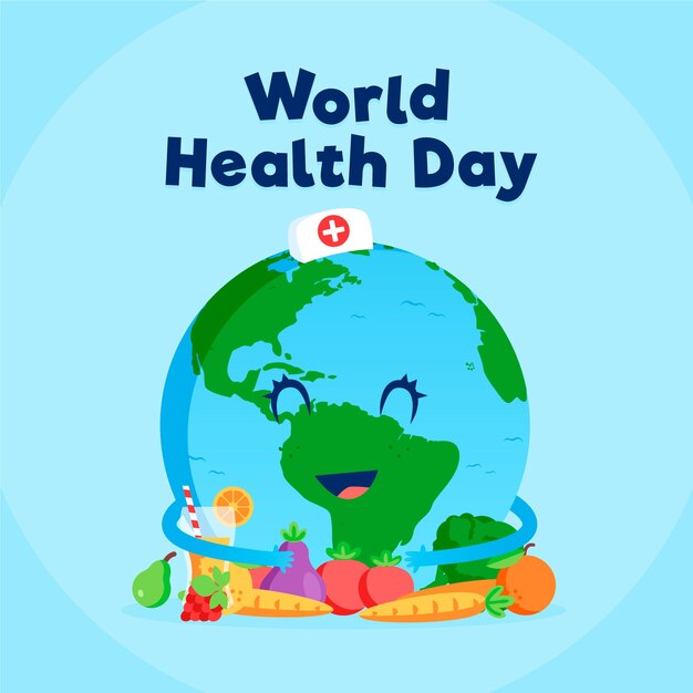 Free Vector | International world health day