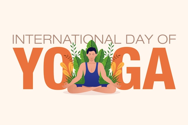 Premium Vector | International yoga day june 21st celebrations of world ...