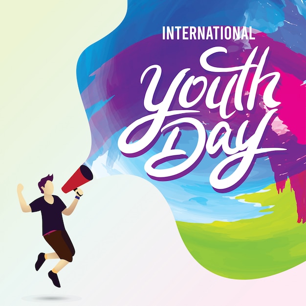 International youth day Vector | Premium Download