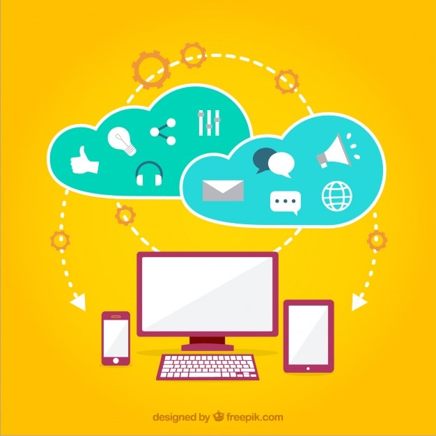 Download Internet cloud icons | Free Vector