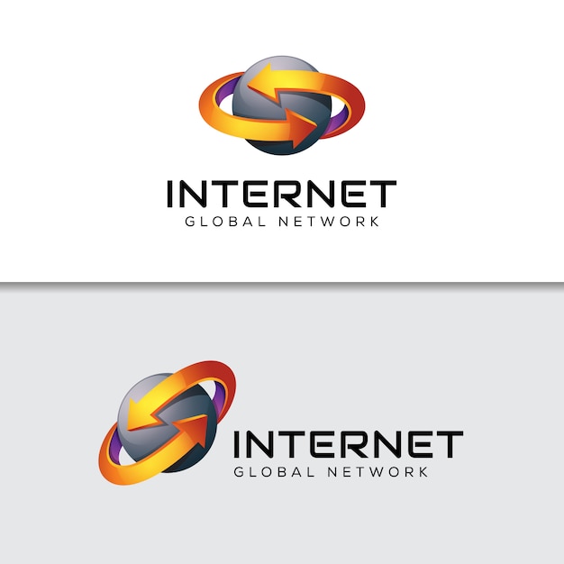 Download Free Internet Data Arrow Logo Business Global Logistic Logo Design Use our free logo maker to create a logo and build your brand. Put your logo on business cards, promotional products, or your website for brand visibility.