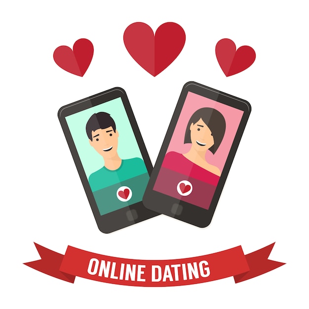 Internet dating, online flirt and relation. mobile service ...