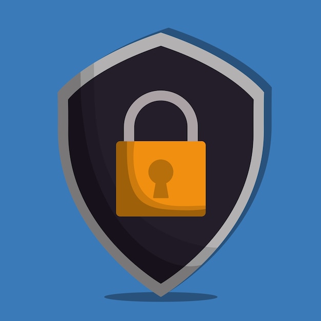 Premium Vector | Internet security related icons image