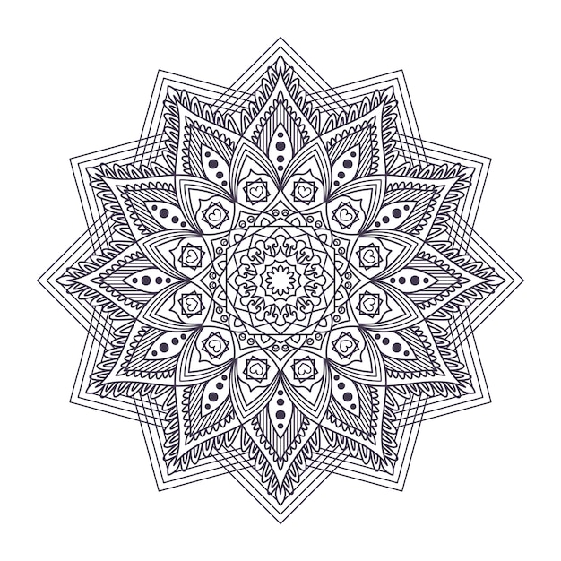 Intricate Mandala Svg Free Design - Layered SVG Cut File ...