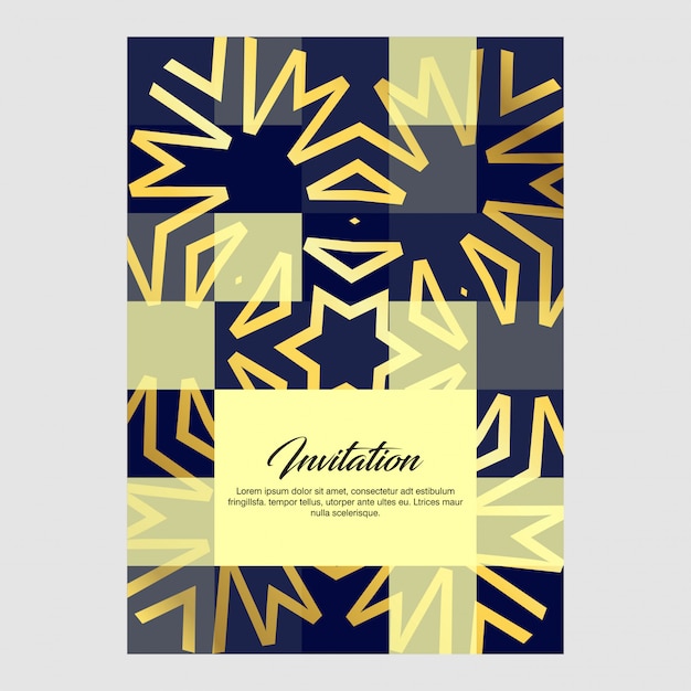 Premium Vector | Invitation card creative design