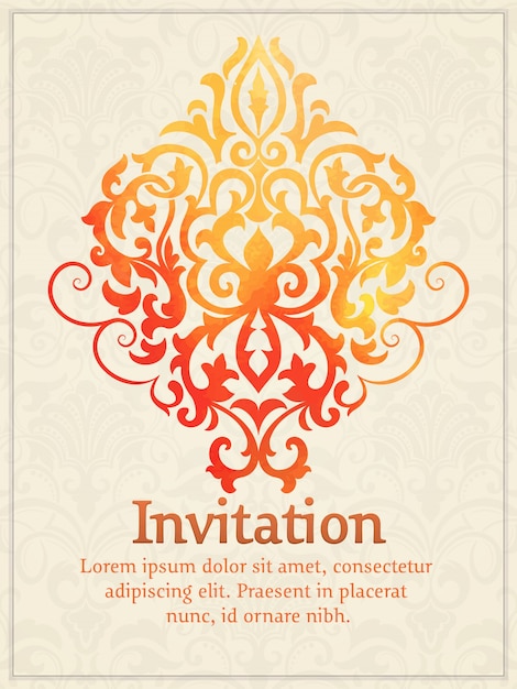 Invitation Card Background Light - Vector Illustration Set Of Tender