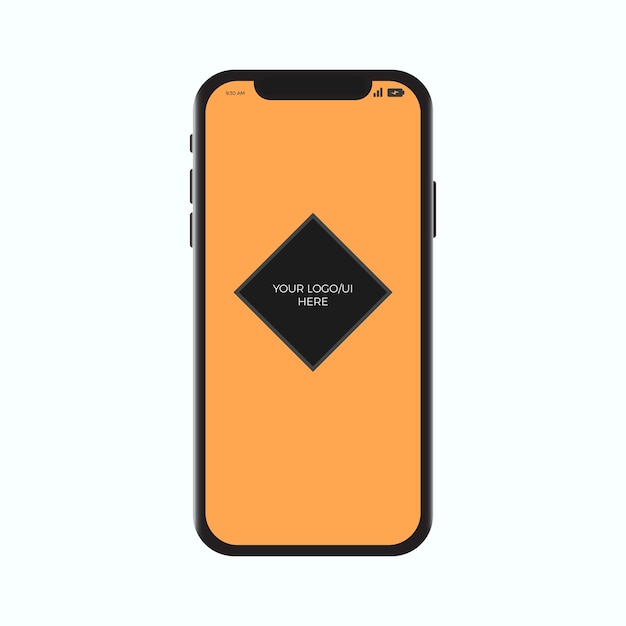 Download Iphone x realistic mockup template smartphone | Premium Vector