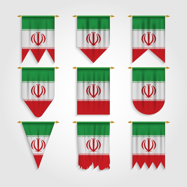 Download Iran flag in different shapes, flag of iran in various ...