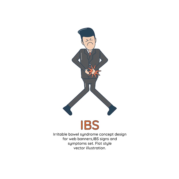 Premium Vector | Irritable Bowel Syndrome Concept Design