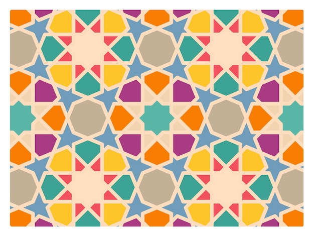 Islamic background. mosaic pattern. Premium Vector
