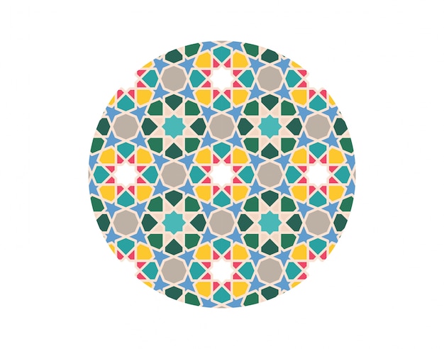 Premium Vector | Islamic background. mosaic pattern.