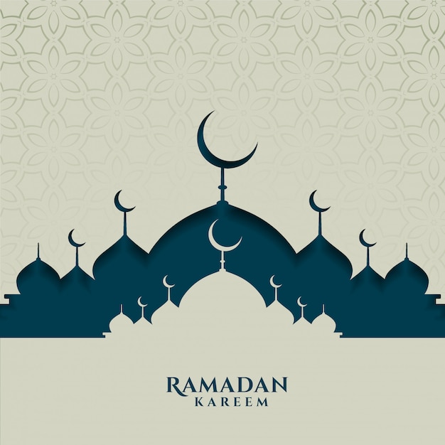 Free Vector Islamic Festival Card For Ramadan Kareem Season