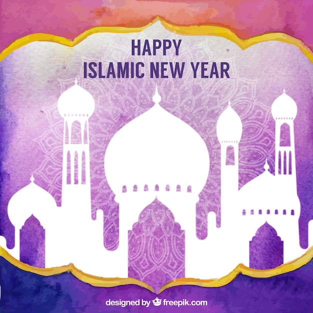 Islamic new year background