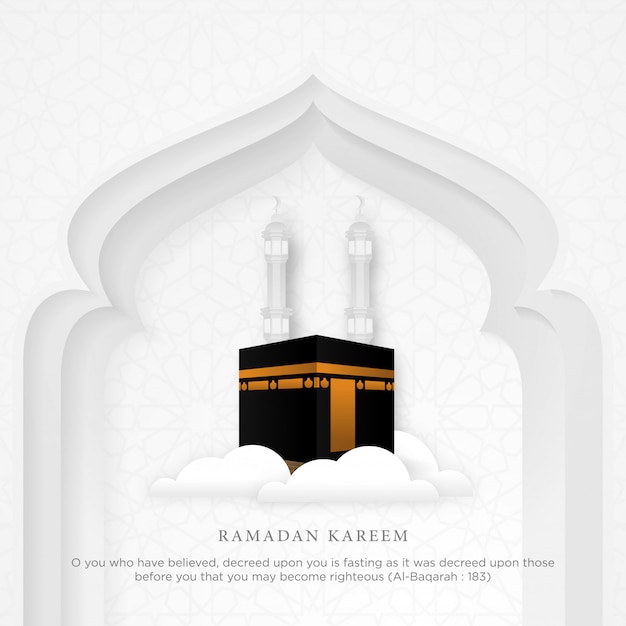 Islamic ramadan kareem background Premium Vector