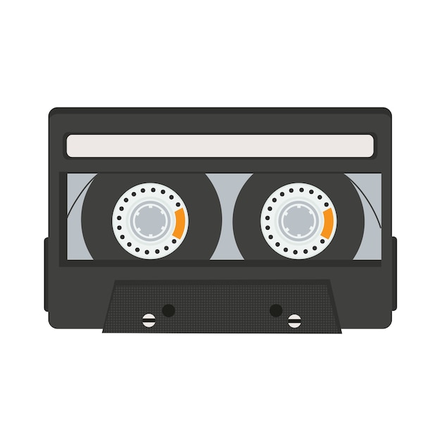 Isolated cassette tape Vector | Premium Download