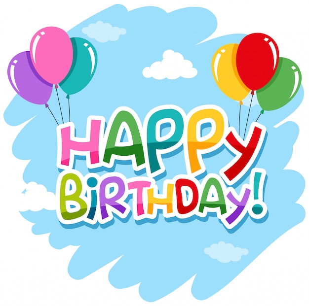 Happy Birthday Svg Free Layered SVG Cut File Free Modern Fonts To