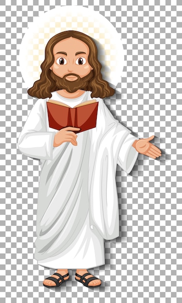 Free Vector | Isolated jesus cartoon character