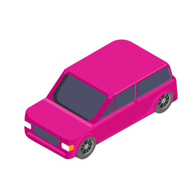 Download Isometric car icon. 3d vector illustration isolated ...