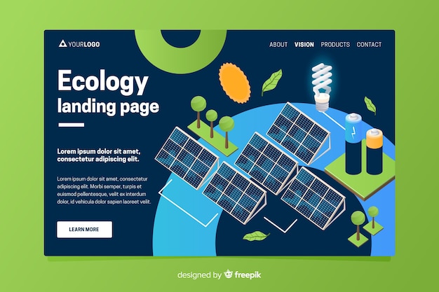 Download Free Isometric Ecology Landing Page Template Free Vector Use our free logo maker to create a logo and build your brand. Put your logo on business cards, promotional products, or your website for brand visibility.