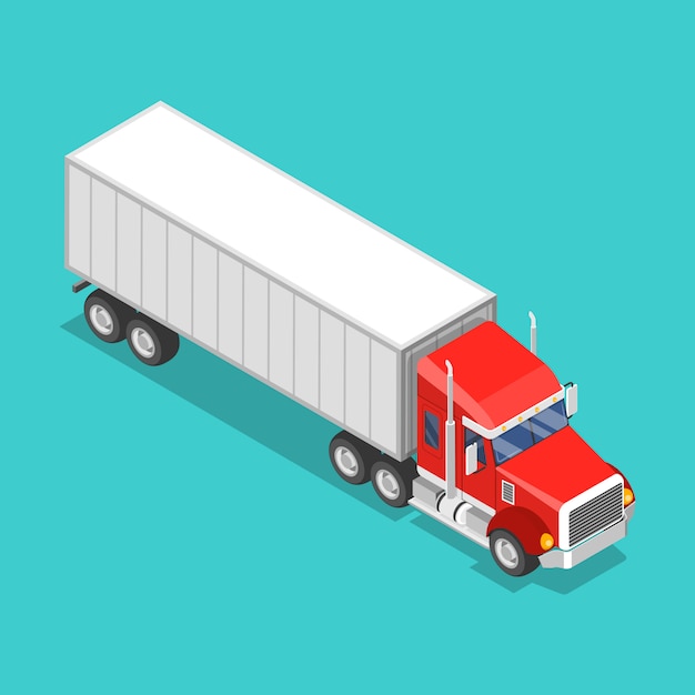 Free 85 Truck Isometric Svg SVG PNG EPS DXF File