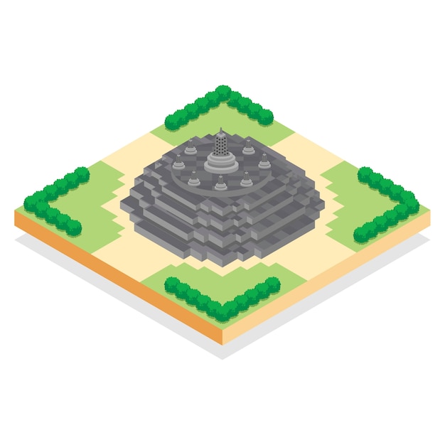 Download Free Isometric Indonesian Borobudur Temple Vector Illustration Use our free logo maker to create a logo and build your brand. Put your logo on business cards, promotional products, or your website for brand visibility.