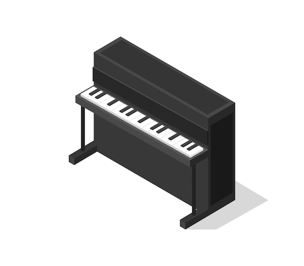 Premium Vector Isometric Piano